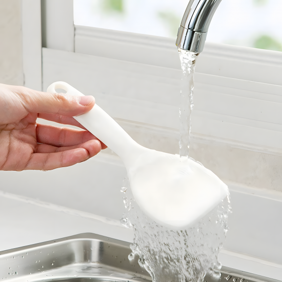 Plastic Rice Spoon With Holder